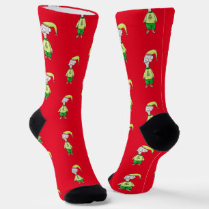 Funny Elf Socks