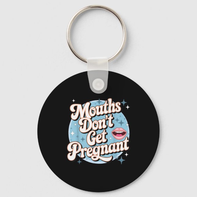 Funny Embarring Adult Humor Inappropriate Embarrin Keychain (Front)