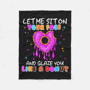 Funny Embarring Donut Dirty Shirts For Women Adult Fleece Blanket