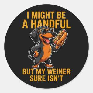 Funny Embarring Shirts Crude Cringey Inappropriate Classic Round Sticker