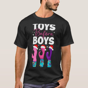 Funny Embarring Toys Before Boys Fun Adult Humour  T-Shirt
