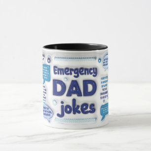 Funny Emergency Dad Jokes/Father's Day Mug