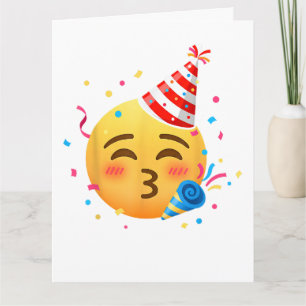 Funny Emoticon Party Card