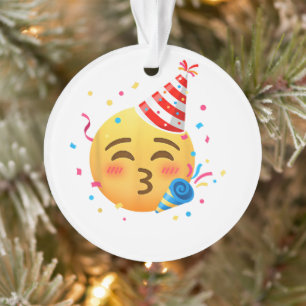 Funny Emoticon Party Ornament