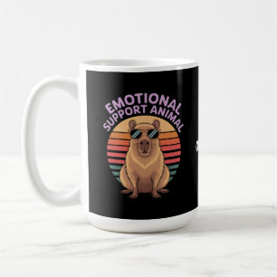 Funny Emotional Support Animal Capybara Lover Gift Coffee Mug