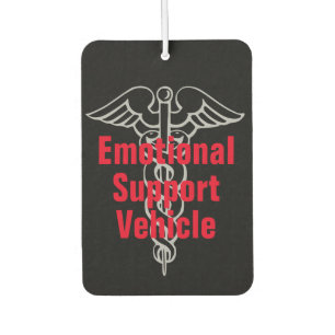 Funny Emotional Support Vehicle Joke Air Freshener