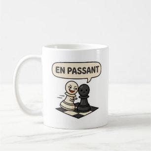 Funny En Passant Chess Player Coffee Mug