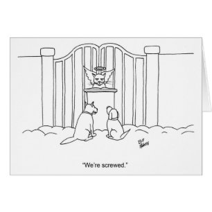 Funny Encouragement Humour Greeting Card