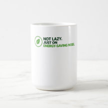 Funny "Energy-Saving Mode" Novelty Coffee Mug