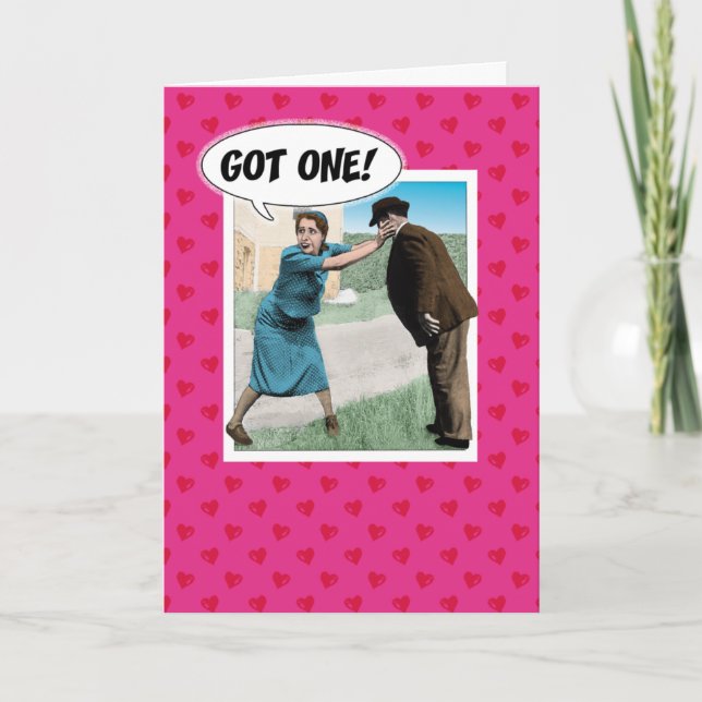 Funny engagement congratulations card (Front)