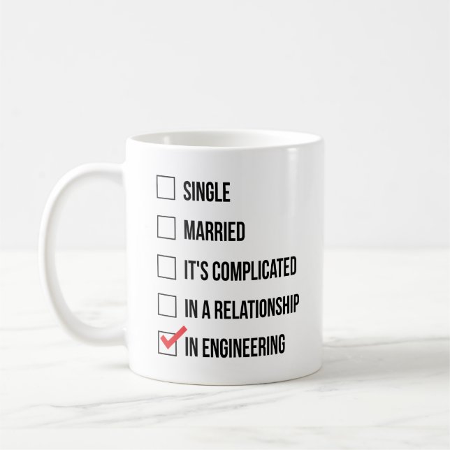 Funny Engineer Coffee Mug (Left)