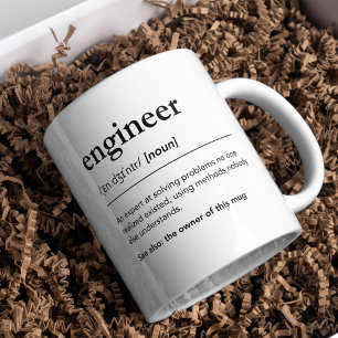 Funny Engineer Definition Engineering Humour Moder Coffee Mug