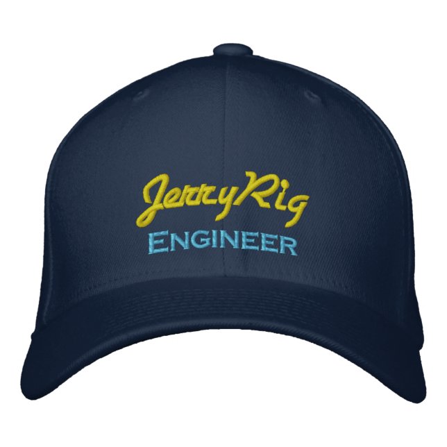Funny Engineer Embroidered Hat (Front)