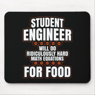Funny Engineer Engineering College Student S  Mouse Pad