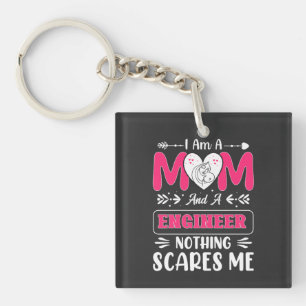 Funny Engineer Mom, Engineer Mom Keychain