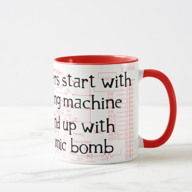 Funny Engineer Quote Mug (Right)