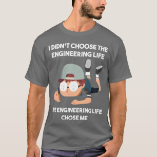 Funny Engineer Student Nerdy Engineering boy T-Shirt