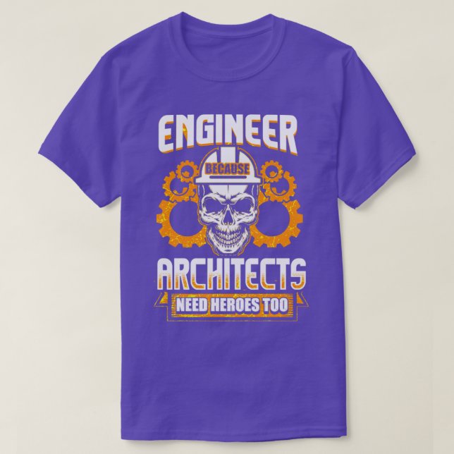 Funny Engineer T-Shirt (Design Front)