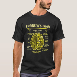 Funny Engineering Games Process Engineer's Brain T-Shirt