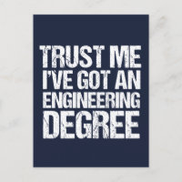 Funny Engineering Graduation Engineer Degree Blue