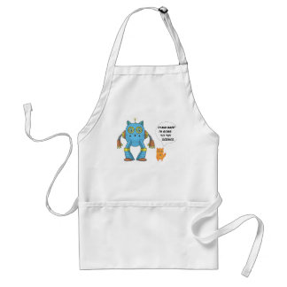 Funny Engineering Science Robotics And Angry Cat Standard Apron