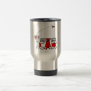 Funny England cricket Travel Mug