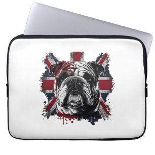 Funny English bulldog Laptop Sleeve