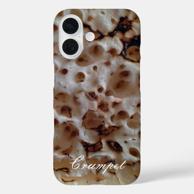 Funny English Crumpet Personalized Case-Mate iPhone Case (Back)