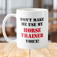 Funny equestrian horse trainer custom name