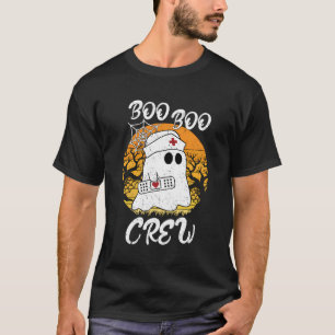 Funny Er Ed Rn Icu School Halloween Ghost Boo Boo T-Shirt