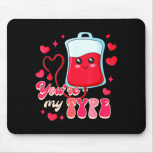 Funny Er Rn Nurse Nursing Valentine’s Day You're M Mouse Pad