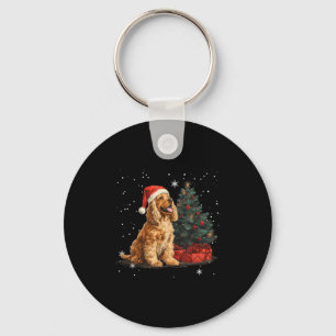 Funny Er Spaniel Dog Christmas Tree Women Men Kids Keychain