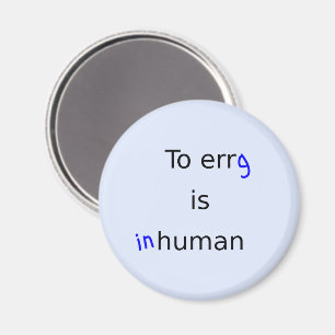 Funny erg is inhuman quote rowers magnet
