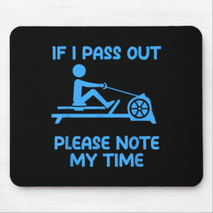 Funny Erg Machine Gym Ergometer Rowing Exercise  Mouse Pad
