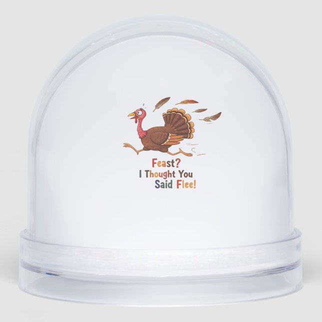 Funny Escaping Turkey Thanksgiving Classic T-Shirt (Avant)