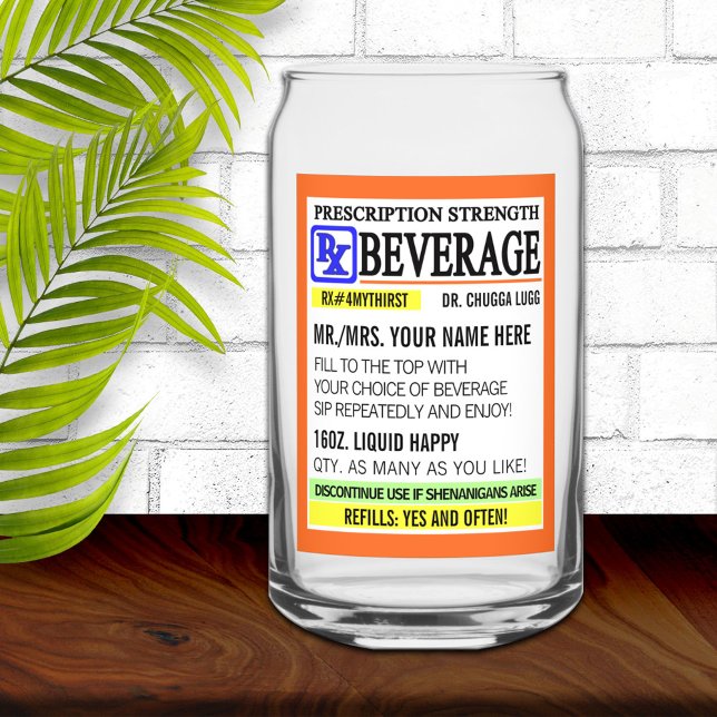 Funny Étiquette de prescription (Créateur téléchargé)