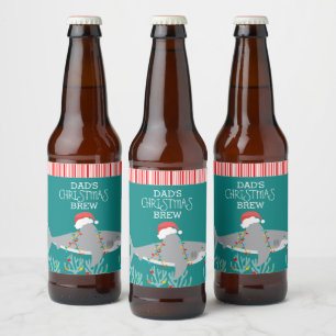 Funny Étiquettes de bière de requin