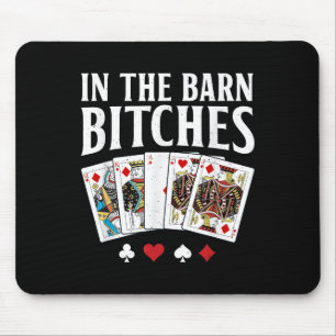 Funny Euchre Art For Men Women Euchre Partner Euch Mouse Pad