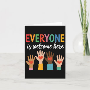 Funny Everyone Is Welcome Here Idaho Teacher  Card