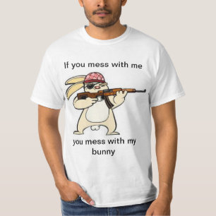 Funny Evil Bunny T-shirt