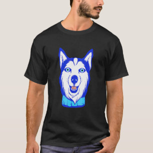 Funny Evil Eye Husky Dog For Greek Talisman Nazar T-Shirt