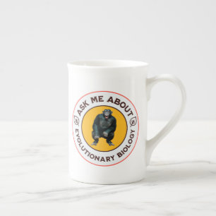 Funny Evolution Biology Meme Nerd Humour Gift Bone China Mug