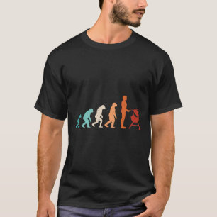 Funny Evolution Grilling Barbecue Grill Lover Bbq  T-Shirt