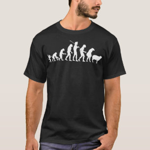 Funny Evolution Man Evolved Into Sheep  T-Shirt