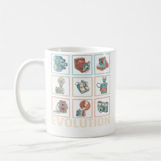 Funny Evolution Of Cameras - Photography Coffee Mug