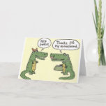 Funny Ex Husband Alligator Purse Card<br><div class="desc">Funny Ex Husband Alligator Purse</div>