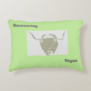 Funny Ex-vegan Accent Pillow