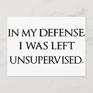 Funny Excuse Quote Witty Manly Typography Quotes Postcard