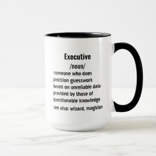 funny Executive Definition gifts for men women Mug