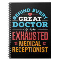 Funny Exhausted Medical Receptionist